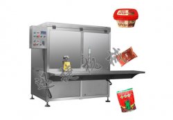 迅捷新款辣椒醬灌裝機一出手，好多機械廠家如